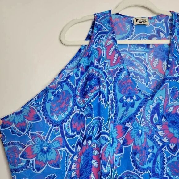 Show Me Your Mumu Peta Boo Tunic in Blueberry Paisley - Picture 5 of 11